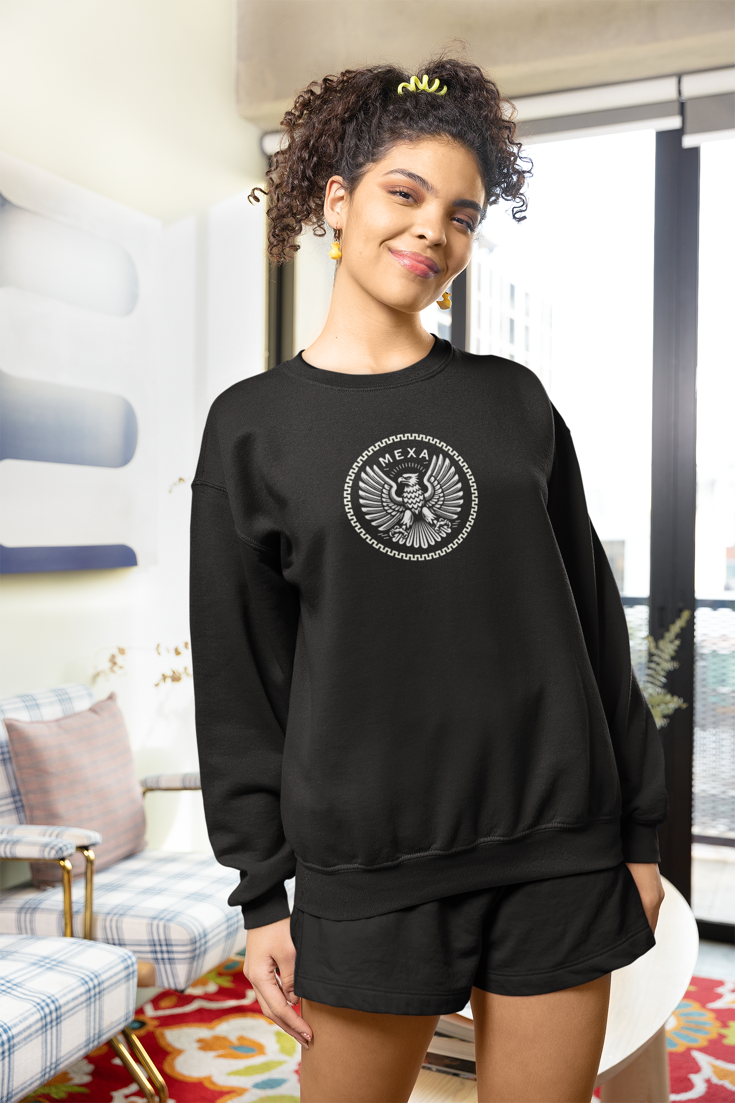 Sudadera Mexa Icónica – Águila Real. Unisex