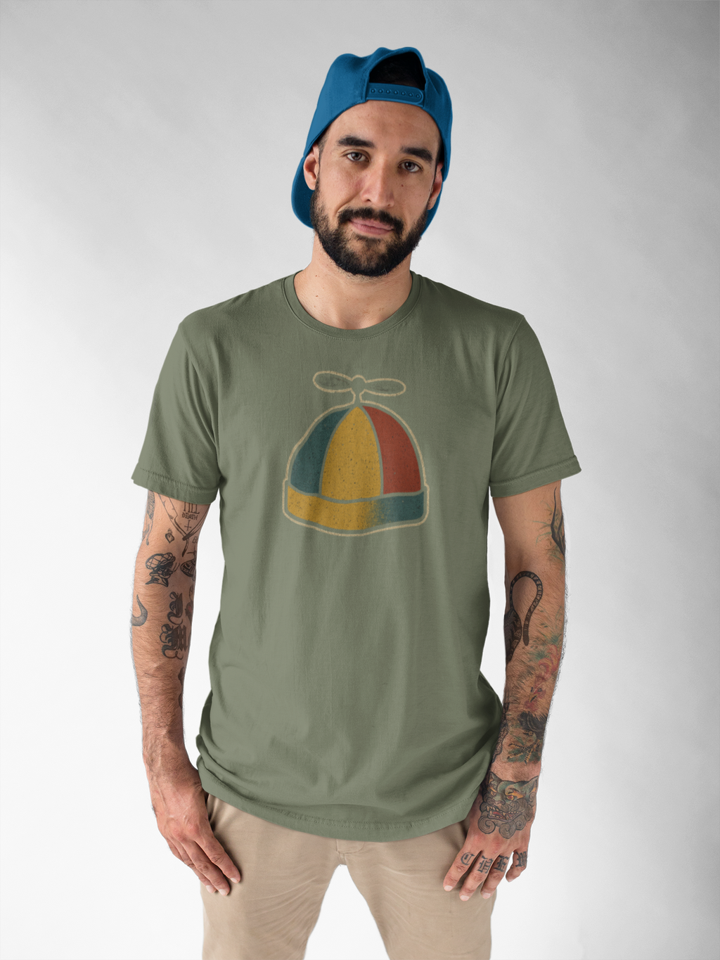 🍭 Camiseta de Algodón Unisex. Gorrito – Vecino consentido