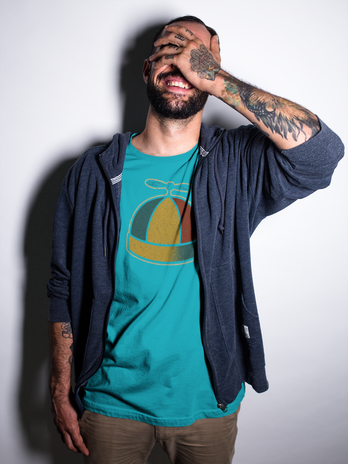 🍭 Camiseta de Algodón Unisex. Gorrito – Vecino consentido